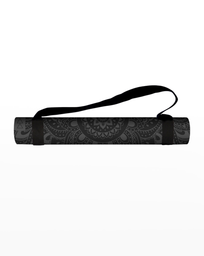 Yoga Design Lab Infinity Yoga Mat 5mm In Mandala Charcoal