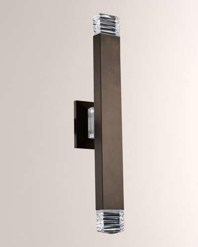Kalco Lighting Tapatta 34" Led Outdoor Wall Sconce In Bronze