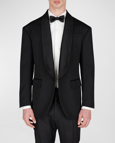 Dsquared2 Single-breasted Tuxedo Jacket In Black