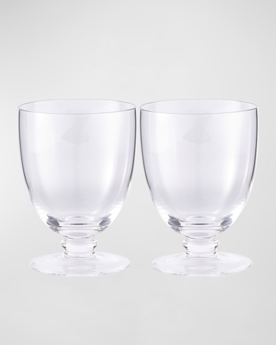 Spode Flow Double Old-fashioned Glasses, Set Of 2 In Clear