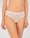 NATORI BLISS ALLURE FLORAL LACE THONG