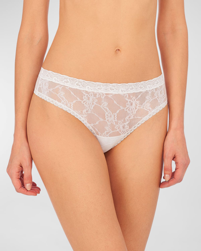 Natori Bliss Allure One-size Lace Thong In White