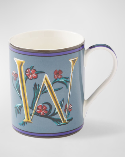 Spode Kit Kemp By  Alphabet Mug In W