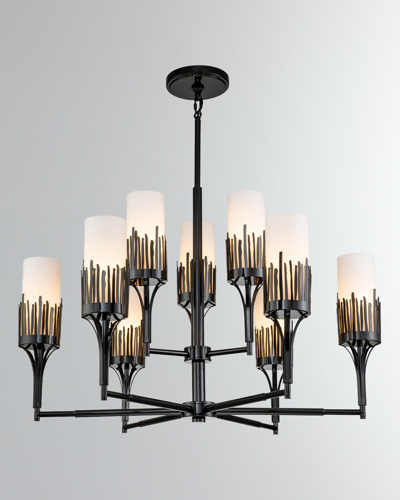 Lucas + Mckearn Sawgrass 9-light Chandelier In Black