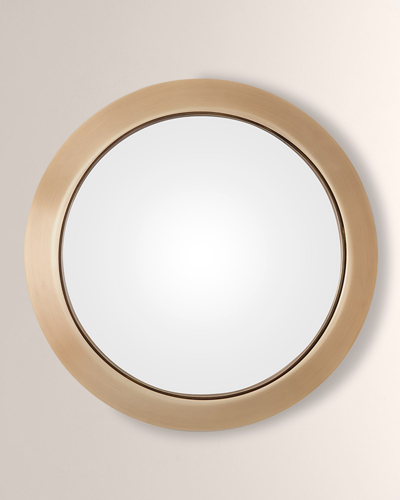 Global Views Oculus Brass Mirror, Small
