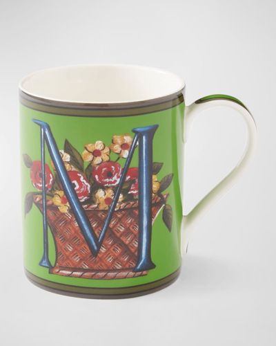 SPODE ALPHABET MUG, 12 OZ.