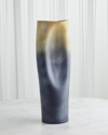 GLOBAL VIEWS INDENT CERAMIC VASE, LARGE