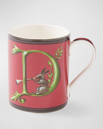 Spode Kit Kemp By  Alphabet Mug In D