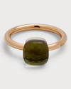 Pomellato Mixed Gold And Prasiolite Nudo Petit Ring