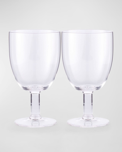 Spode Flow Wine Glass, Set Of 2 In Clear