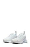 Nike Air Max 270 Sneaker In White/ Pure Platinum