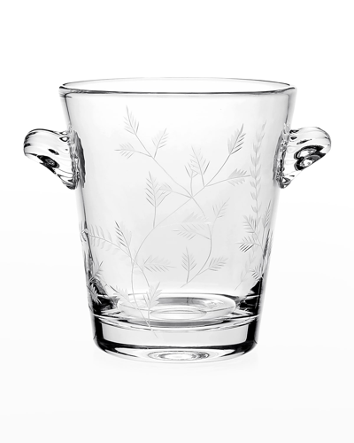 William Yeoward Crystal American Bar Daisy B Ice Bucket With Tongs In Clear