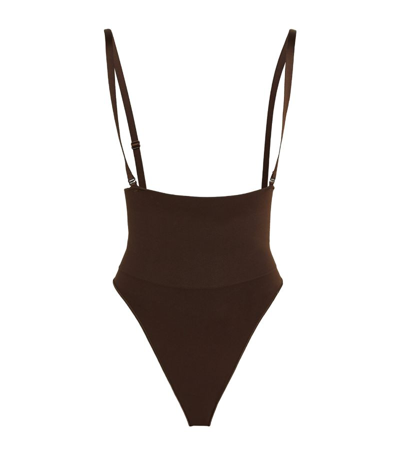 Skims Core Control Thong In Brown