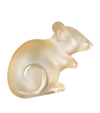 LALIQUE CRYSTAL MOUSE ORNAMENT