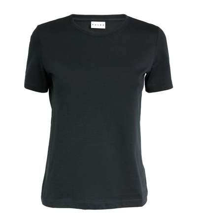 Falke Cotton T-shirt In Black