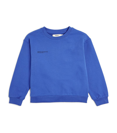 Pangaia Kids' Organic Cotton 365 Sweatshirt (3-11 Years) In Blue