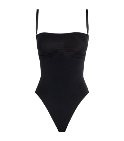 Skims Seamless Sculpt Briefs Bodysuit in Black