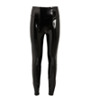 SPANX SPANX FAUX PATENT LEATHER LEGGINGS