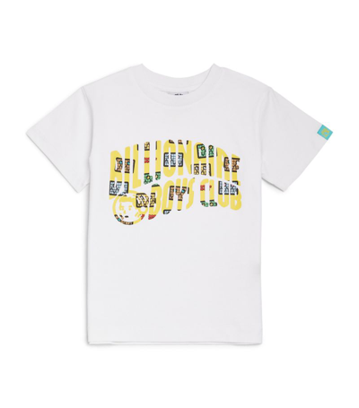 Billionaire Boys Club Kids' Logo印花棉t恤 In White