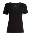 Falke Thermal Short-sleeve T-shirt In Black