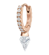 MARIA TASH MARIA TASH SILHOUETTE DIAMOND SHORT SPIKE ETERNITY SINGLE HOOP EARRING (6.5MM)