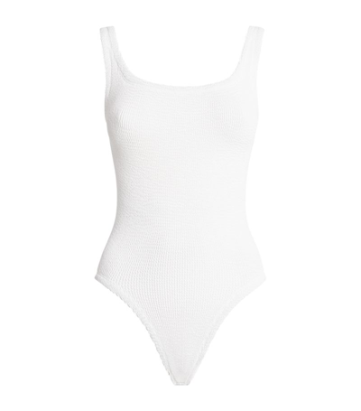 HUNZA G SQUARE-NECK SWIMSUIT