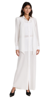 Wardrobe.nyc Layered Silk Minidress In White