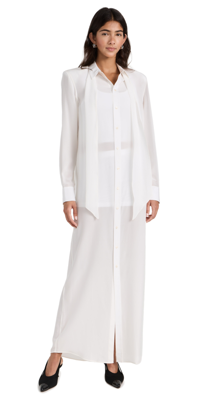 Wardrobe.nyc Scarf Dress In White