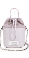 MAISON MARGIELA SMALL 5AC BUCKET BAG GREIGE