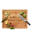 MAPLE LEAF AT HOME MAPLE LEAF AT HOME GRILL MASTER CARV'D ACACIA CARVING BOARD & CHEF'S KNIFE