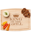 MAPLE LEAF AT HOME MAPLE LEAF AT HOME KING OF THE GRILL ARCHED ARTISAN MAPLE BOARD