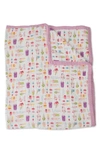 Little Unicorn Cotton Muslin Quilted Throw In Brain Freeze