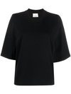 Isabel Marant Crew-neck Organic Cotton T-shirt In Black