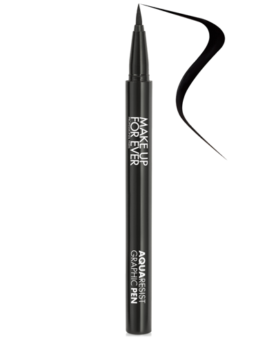 Make Up For Ever Aqua Resist Graphic Pen Eyeliner In - Intense Black