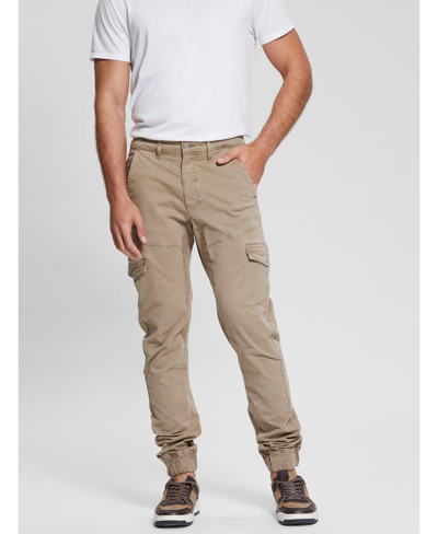 Guess Men's New Kombat Tapered-fit Cargo Pants In Tan