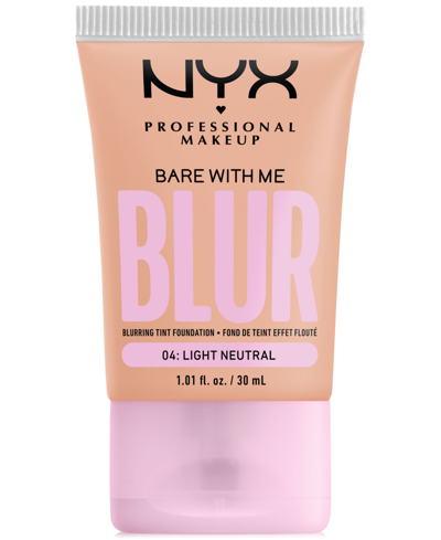 Nyx Professional Makeup Bare With Me Blur Tint Foundation In Light Neutral