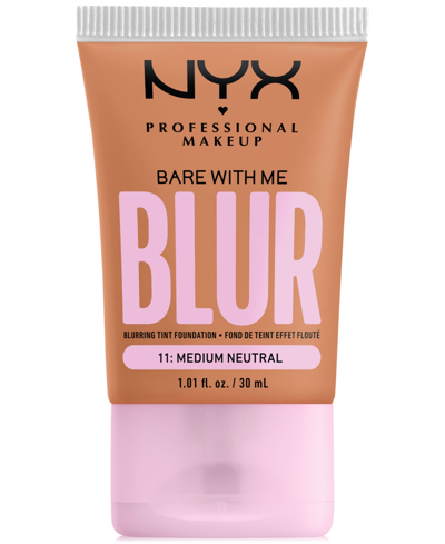 Nyx Professional Makeup Bare With Me Blur Tint Foundation In Medium Neutral