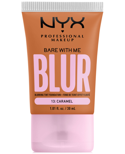 Nyx Professional Makeup Bare With Me Blur Tint Foundation In Caramel