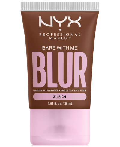 Nyx Professional Makeup Bare With Me Blur Tint Foundation In Rich