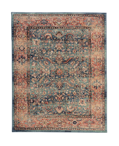 Capel Bosphorus 4402 5'3" X 7'10" Area Rug In Aqua