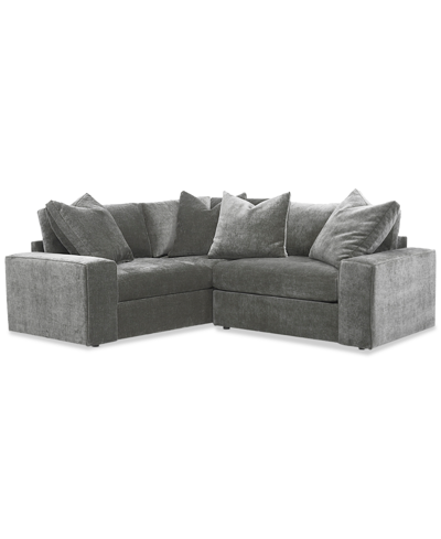 Furniture Michola 2-pc. Fabric L-shape Sectional Sofa, Created For Macy's In Stone
