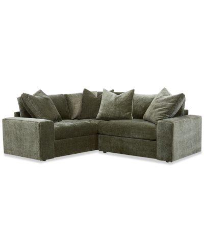 Furniture Michola 2-pc. Fabric L-shape Sectional Sofa, Created For Macy's In Forest