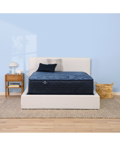 SERTA PERFECT SLEEPER EUPHORIC NIGHTS 14" PLUSH HYBRID MATTRESS SET, TWIN