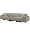 FURNITURE ADNEY 121" 3 PC ZERO GRAVITY FABRIC SECTIONAL WITH 3 POWER RECLINERS, CREATED FOR MACY'S