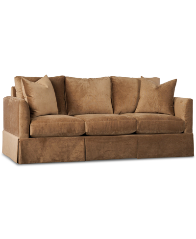 Furniture Harnsey 83" Fabric Sofa, Created For Macy's In Taupe