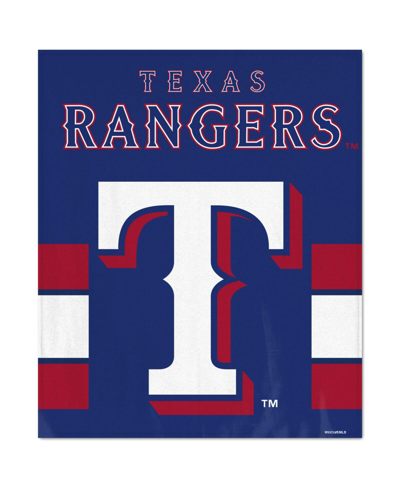 Wincraft Texas Rangers Ultra Plush 50" X 60" Throw Blanket In Blue