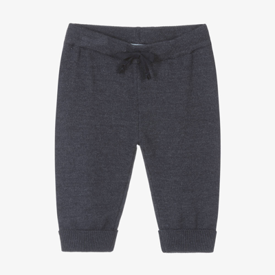 Mayoral Babies' Boys Blue Knitted Joggers