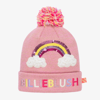 BILLIEBLUSH GIRLS PINK SEQUIN RAINBOW HAT