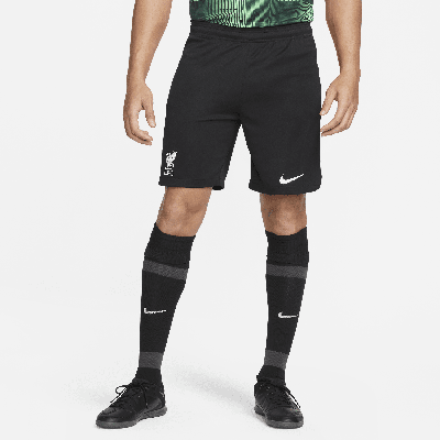 Nike Liverpool Fc 2023/24 Stadium Away  Men's Dri-fit Soccer Shorts In Black