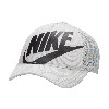 Nike Rise Kids' Structured Trucker Cap In Lt Smoke Grey,black